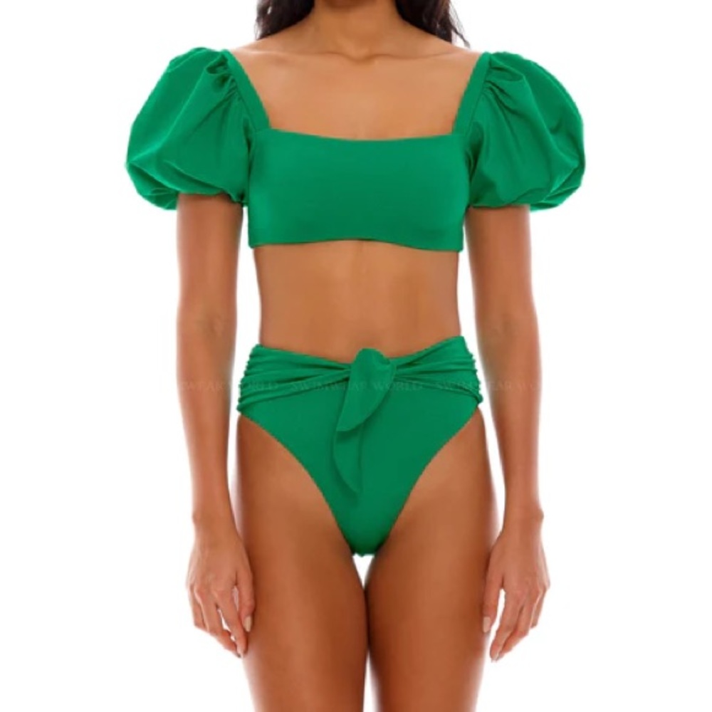 Agua Bendita calista high rise bikini set